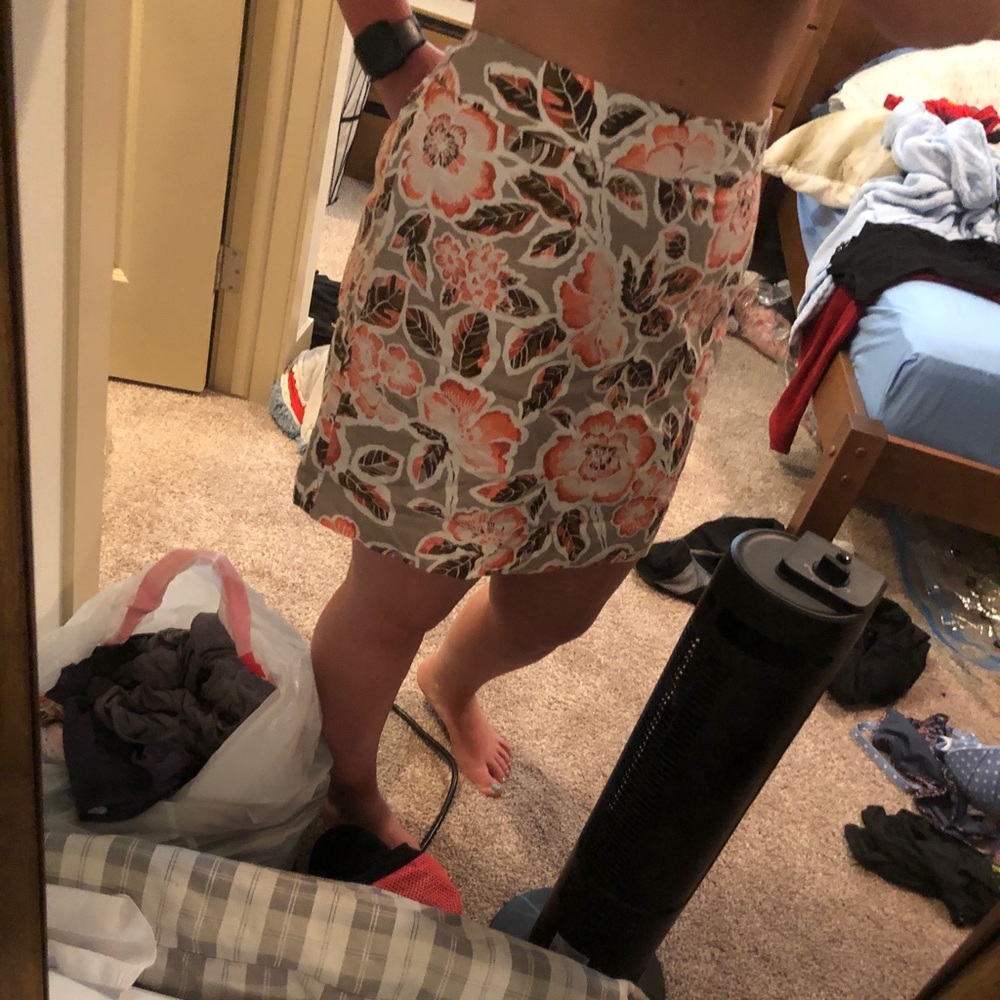 Floral pencil skirt by loft